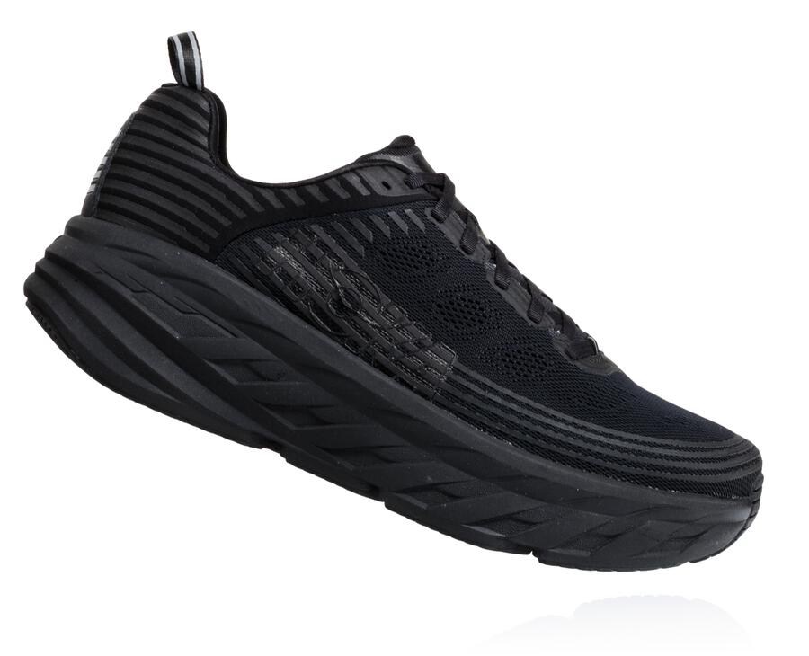 Hoka One One Tenisky Panske Čierne - Bondi 6 - 71604-XEZV